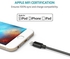 Anker 6ft Nylon Braided USB Cable Lightning Connector MFi Certified for Apple iPhone 8, 8 Plus - Black