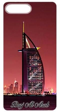 غطاء حماية لهواتف آيفون 8 بلس بتصميم برج العرب 135 متعدد الألوان