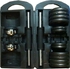 Fitness Equipement Set of York Chrome Dumbbell Set 20 KG With Forever Fit Ultimate Gym Workout Bar