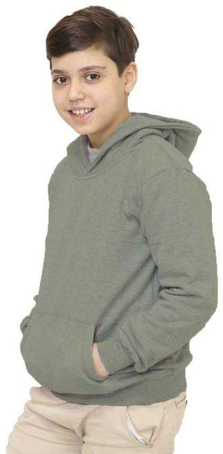 OneHand Hoodie Melton Cotton For Kids - Mint Green