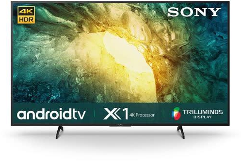 4k Ultra Hd Certified Android Tv 55x7500h - Bravia - 138.8 Cm - 55 Inches - Black