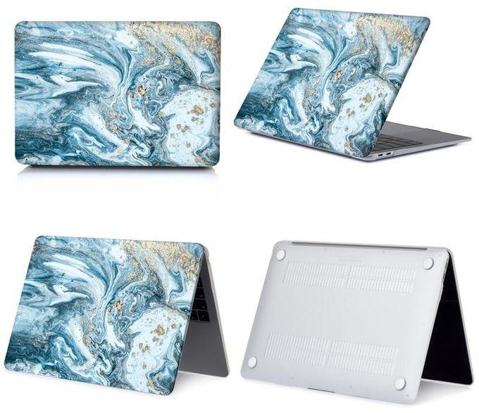 Laptop Case For Macbook Pro 13 Case M1 For Macbook Air 13 Case M2 15 Air Touch ID For Macbook Pro 16 12 14 Marble Hard Shell