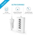 Anker 50W/10A 5 Port USB Car Charger PowerDrive 5 for iPhone 6/6 Plus,iPad, Galaxy s6/s6 edge more