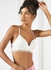 Lace Detail Padded Bralette White