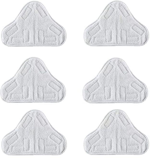 6Pcs Pads For H2O X5 Steam Mop Cleaner Floor