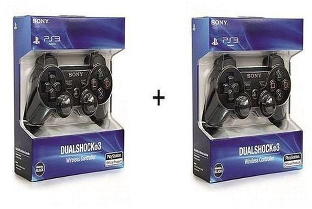 Sony PS3 Pad DualShock Wireless Controller 2 Pieces