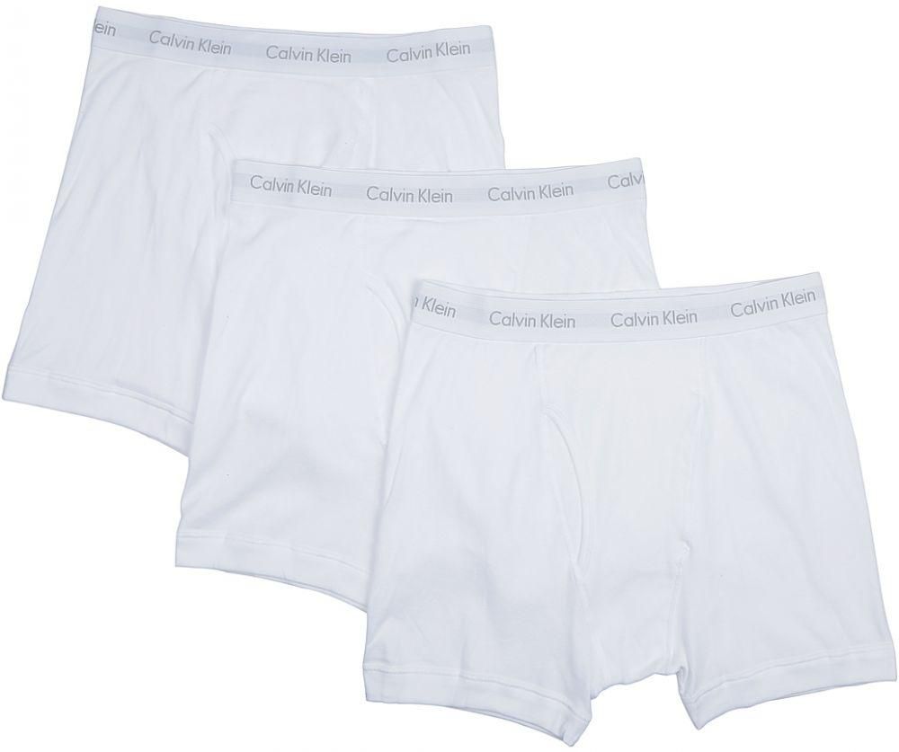 Calvin Klein Men's 3-Pack Classic Boxer Brief [NU3019 100] - Medium , White