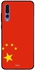 Thermoplastic Polyurethane Skin Case Cover -for Huawei P20 Pro China Flag China Flag