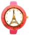 Generic GLL-PIN Leather Watch - Pink