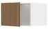 METOD Top cabinet for fridge/freezer, white/Lerhyttan black stained, 60x40 cm - IKEA