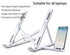 Laptop Plastic Foldable Adjustable Stand white