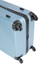 Senator Hard Case Medium Luggage Trolley Suitcase for Unisex ABS Lightweight Travel Bag with 4 Spinner Wheels KH120 Light Blue