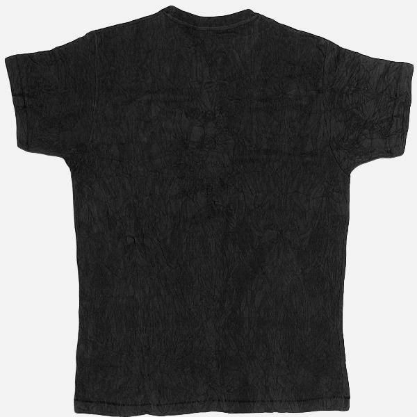 T Box Compact Packed Half Sleeves Solid T-Shirt - Black
