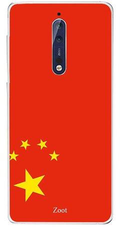 Protective Case Cover For Nokia 8 China Flag