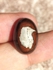 Sherif Gemstones حجر عقيق يمني طبيعي فاخر مصور شكل رأس نسر حجم مناسب لعمل خاتم او دلاية