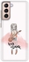 Rockstar Girl Case Cover For Samsung Galaxy S21 Plus 5G 20cm Multicolour