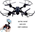 Hot Selling D20W WiFi FPV 2MP Camera 2.4GHz 4 Channel 6 Axis Gyro Quadcopter 3D Rollove Gift -Black