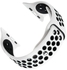 Silicone Watch Bracelet From Liger Compatible With Apple Watch 42 MM 44 MM Version 1 / 2 / 3 / 4 White and Black Color