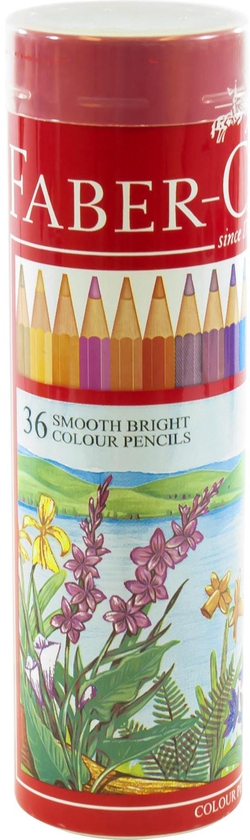 فابر كاستيل سموث برايت طقم أقلام ألوان خشبية
