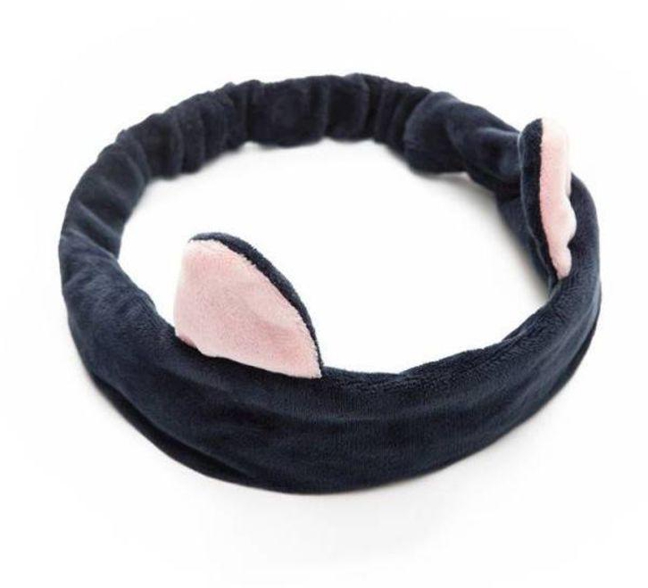Cat Ear Headband Black/Pink