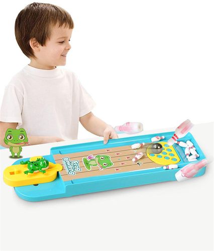 Children's Mini Frog Bowling Table Toys Parent-Child Interactive Table Games