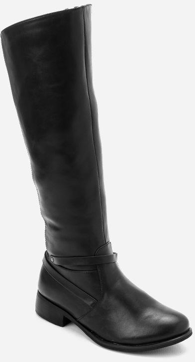 Mr. Joe Leather High Boots - Black