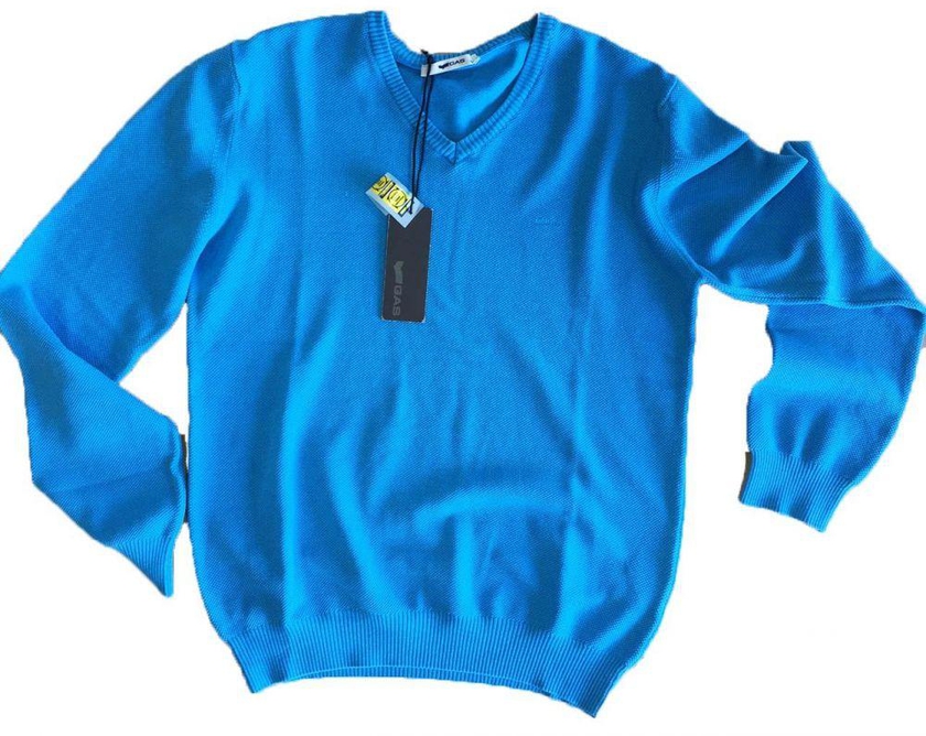 Sweater Knitwear For Men By Gas, Blue, L