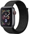 Band For Apple Watch Series 5 / SE / 6 Size 44mm Comfort Woven Band from Smart Stuff - Dark Black