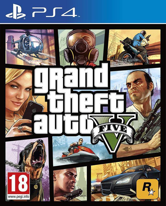 Rockstar Games Grand Theft Auto V (PS4) By ROCKSTAR