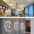 Generic 3W Spiral LED Wall Ceiling Light Sconce Remote Control Lamp KTV Hotel Hall Decor