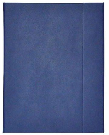 A4 Italian Magnetic Folder With Writing Pad Blue