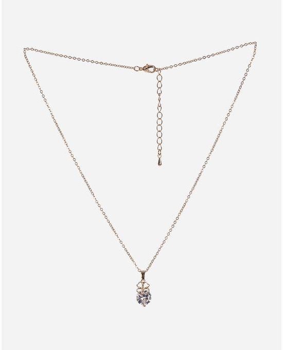 Variety Crystal Necklace - Gold