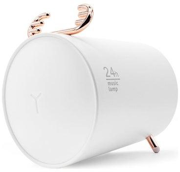 Rechargeable Bluetooth Speaker Music Lamp V8670W-V White
