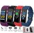 115Plus Smart Watch Heart Blood Pressure Smart Band Fitness Tracker Bluetooth Wristband Bracelet