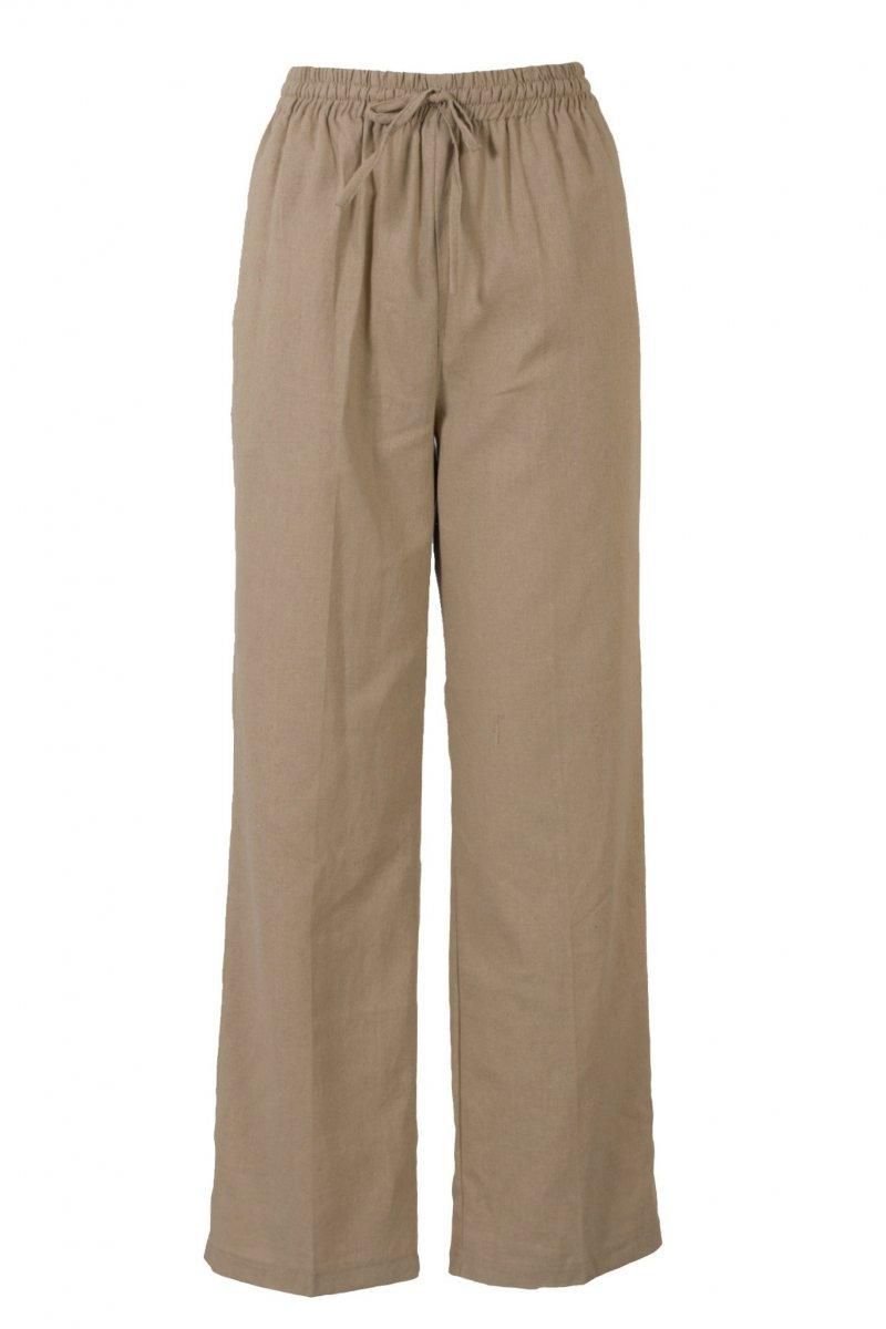 TOPGIRL Cotton Linen Long Pants