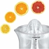 KENWOOD Citrus Juicer 40W Juice Extractor with 1L Transparent Juice Jug, Dust Cover, 2 Way Rotation, Cord Storage for Home, Office, Restaurant & Cafeteria JE280A White/Clear