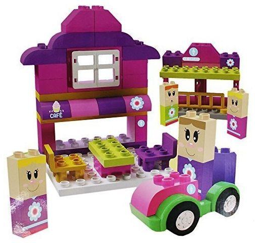 Generic Girls Town Beginners- Building Bricks Toy Play set