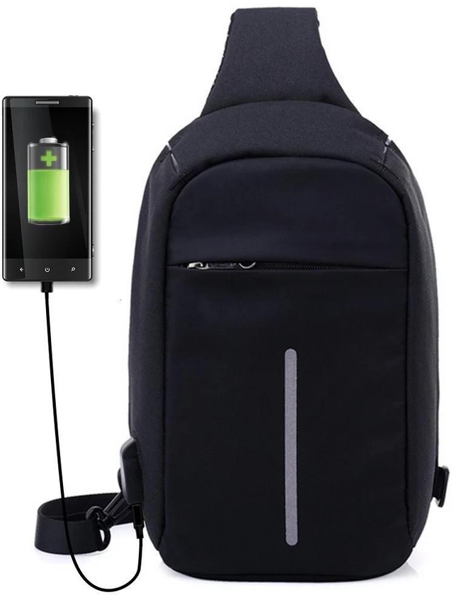 Anti Theft Design Carry Bag With USB Charging Port