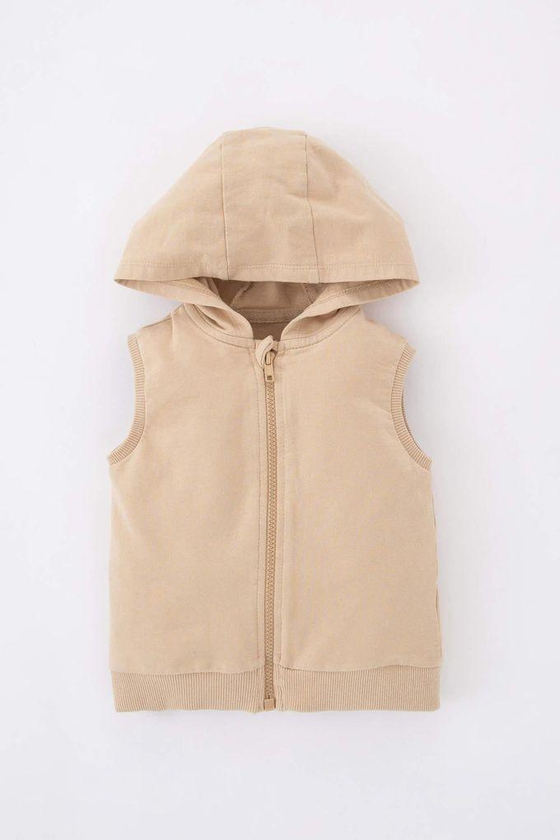 Defacto Baby Boy Hooded Sweat Vest