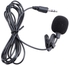 Clip Lavalier Lapel Recording Microphone 3Pole 3.5