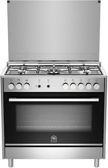 La Germania TUS95C31DX Stainless Cooker With 5 Gas Burners And Grill