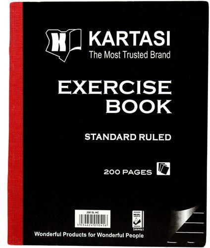 Carrefour Hard Cover Exercise Book 200 Pages Kartasi ( Cover Design May Vary )