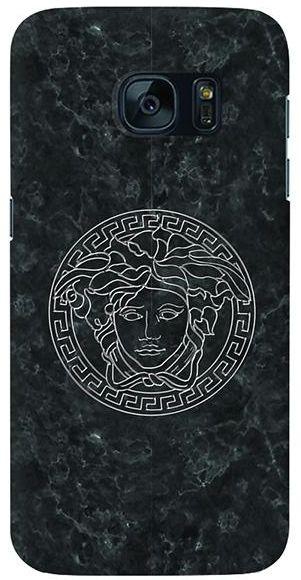 Stylizedd  Samsung Galaxy S7 Edge Premium Slim Snap case cover Matte Finish - Face of marble ‫(Black)