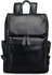 Korean version Stylish Leather Shoulder bag backpack travel bag For Men HH94 black