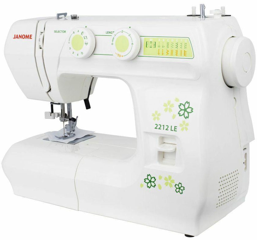 Janome 2212 Le Sewing Machine With Cover