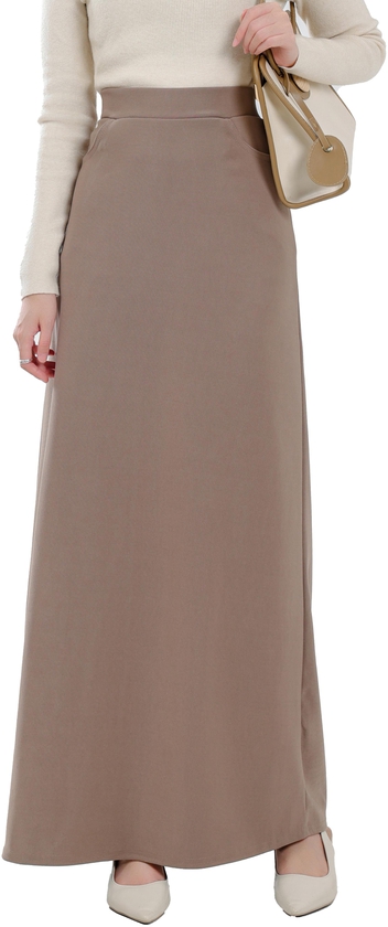 KM Dania A Line Elastic Women Skirt [S5325] - 2 Sizes (9 Colors)