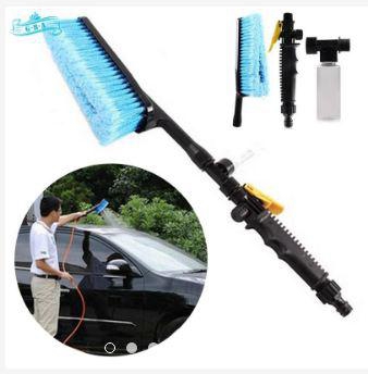 Sweethomeplanet Car Wash Brush Water Cleaner With Bottle Switch (As picture)