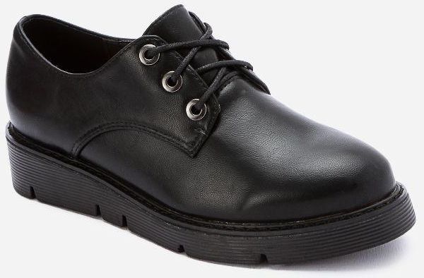 Shoe Room PU Leather Shoes - Black