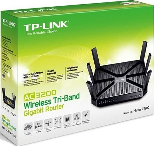 TP-Link AC3200 Wireless Wi-Fi Tri-Band Gigabit Router (Archer C3200)