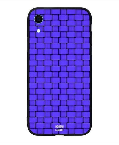 Skin Case Cover -for Apple iPhone XR Dark Blue Strips Pattern Dark Blue Strips Pattern